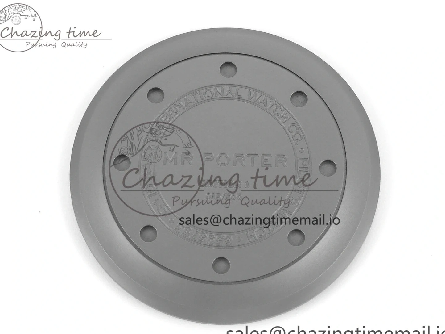 MIROTIME 0410 Affordable Big Pilot IW329703 M+F 1:1 Best Edition Black Dial on Black Nylon Strap MY 7004